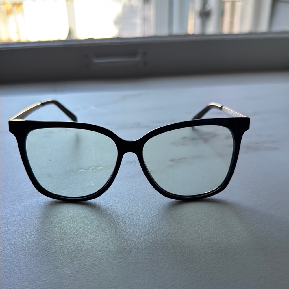 Le Specs Black Modern Glasses